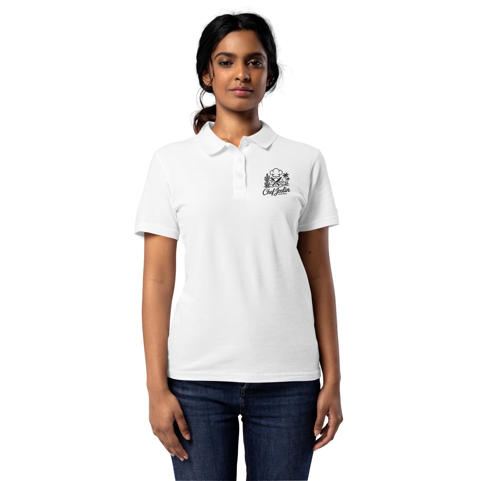 Chef Joslin Women’s pique polo shirt