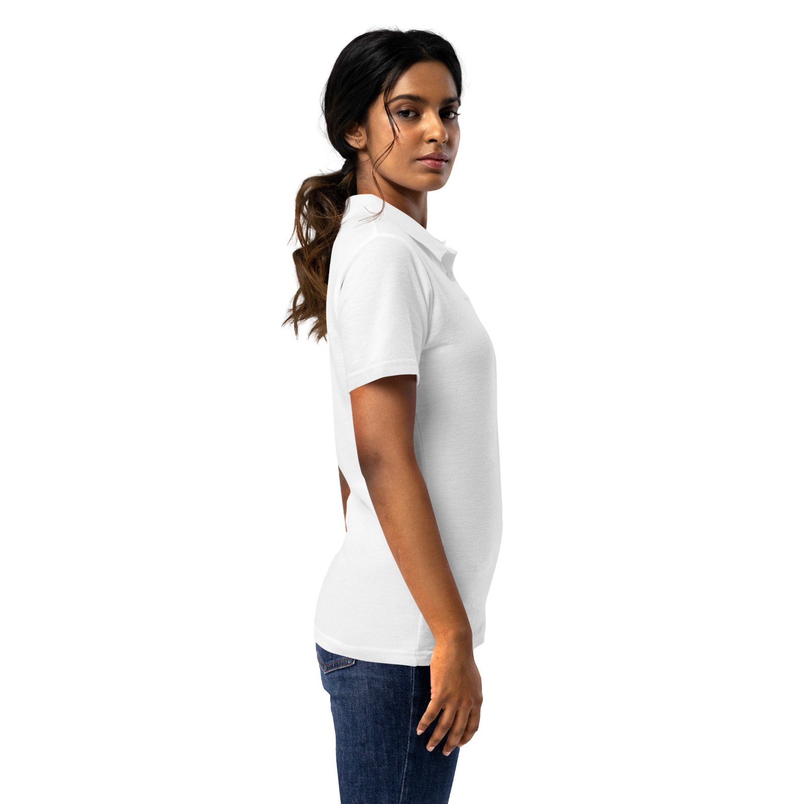 Chef Joslin Women’s pique polo shirt - Image 6